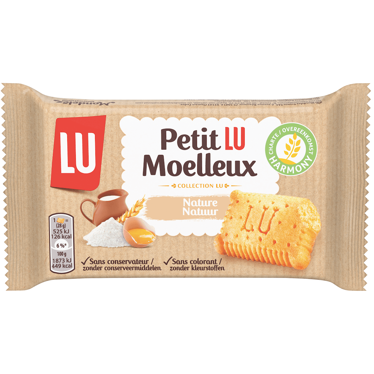 PETIT LU MOELLEUX 28G NATURE