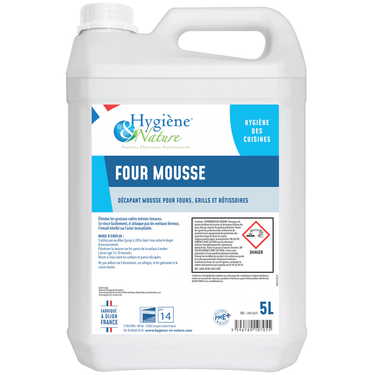 PRO FOUR MOUSSE - LIQUIDE DECAPAGE FOUR 5L AVEC FLEXIBLE