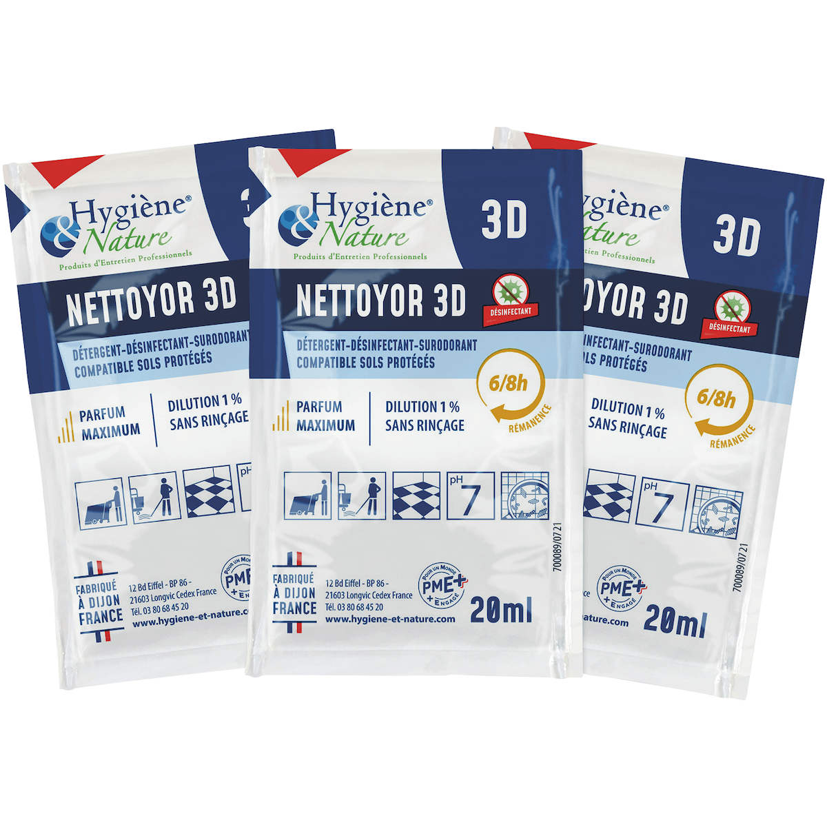 NETTOYOR 3D LAVANDE 250 DOSES DE 20ML