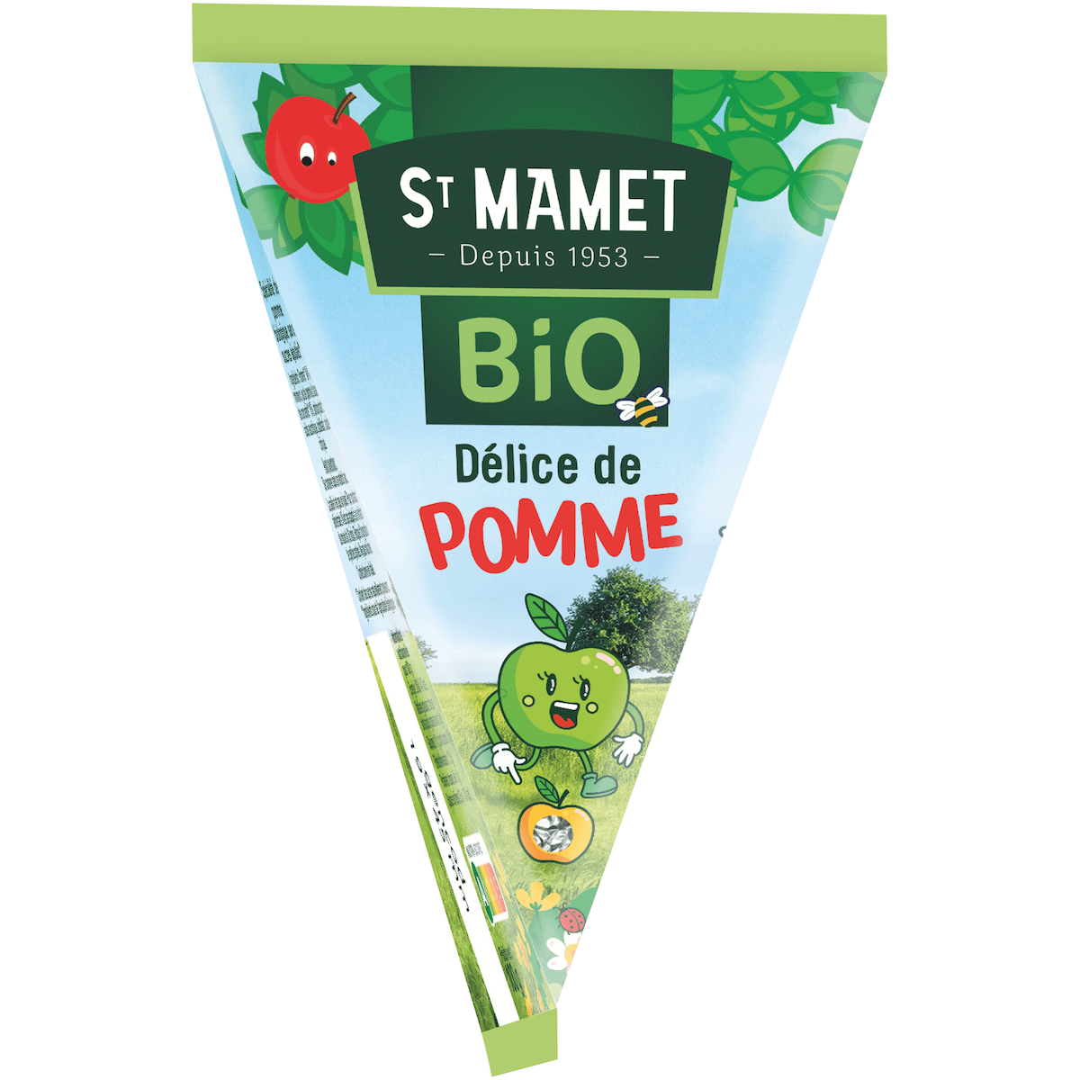 COMPOTE LES BERLINGOS POMME BIO SSA 100G