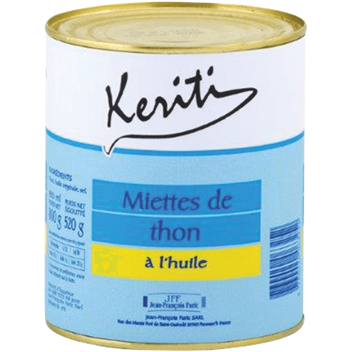 MIETTES DE THON A L HUILE - BOITE 1/1