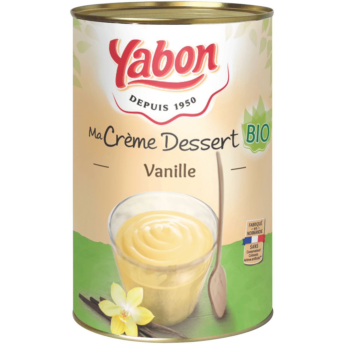 CREME DESSERT PARFUM VANILLE BIO - BTE 5/1