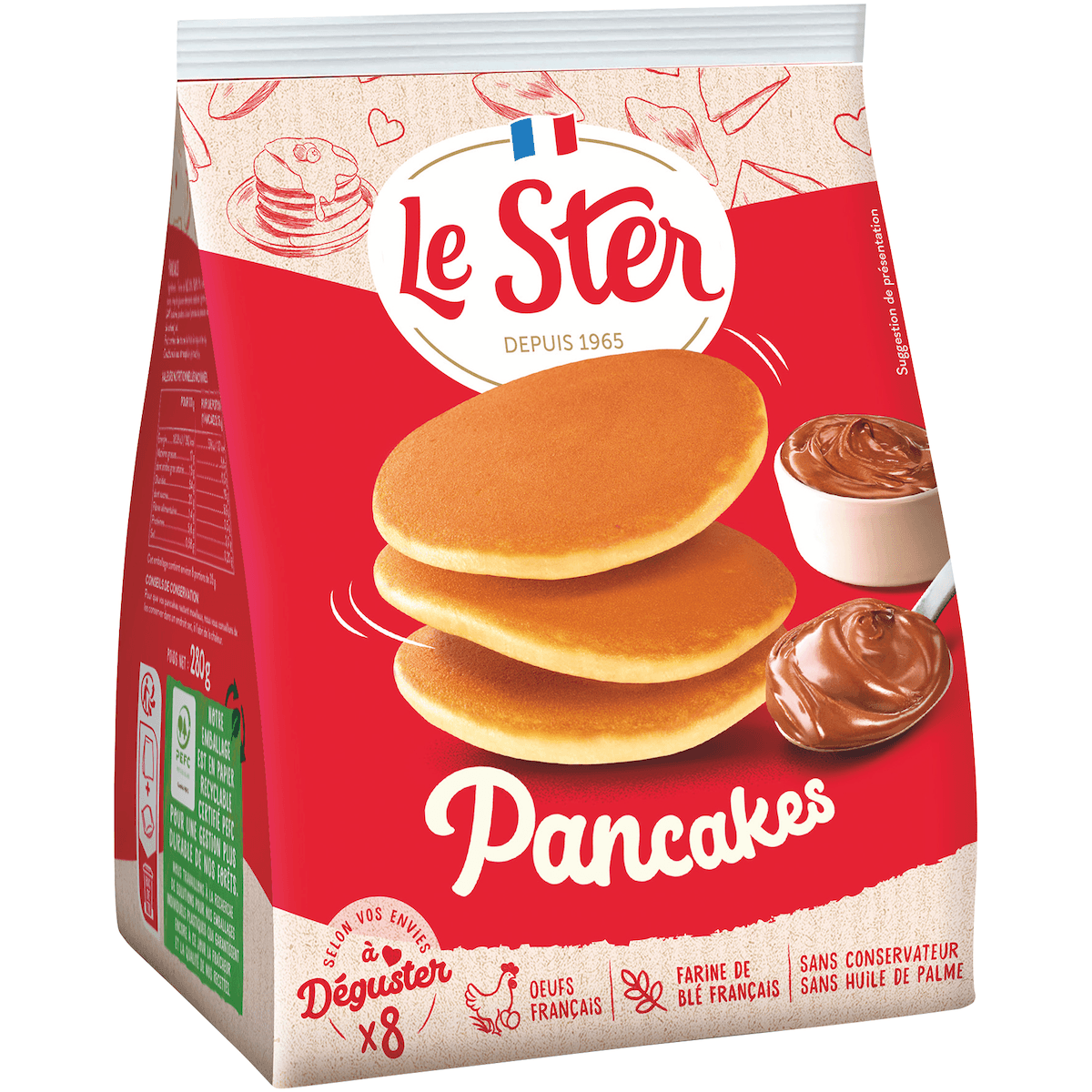 PANCAKES NATURE X8 - 280G