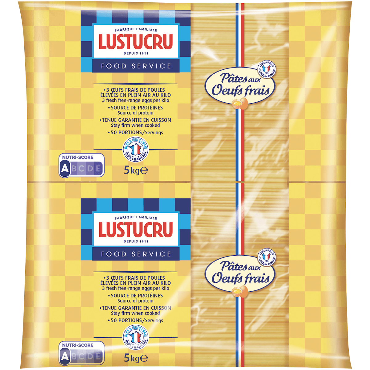SPAGHETTI AUX OEUFS PLEIN AIR - CARTON 5KG