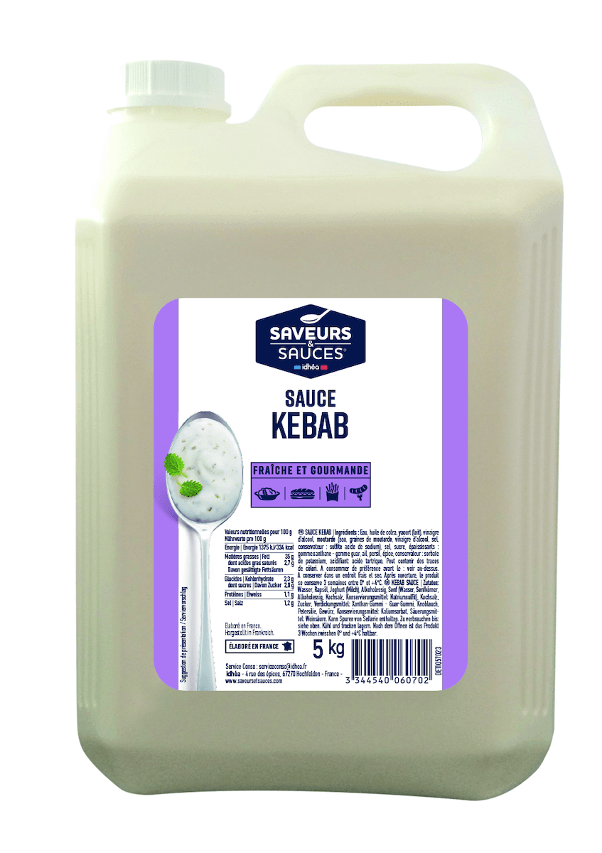 SAUCE KEBAB - BIDON DE 5KG