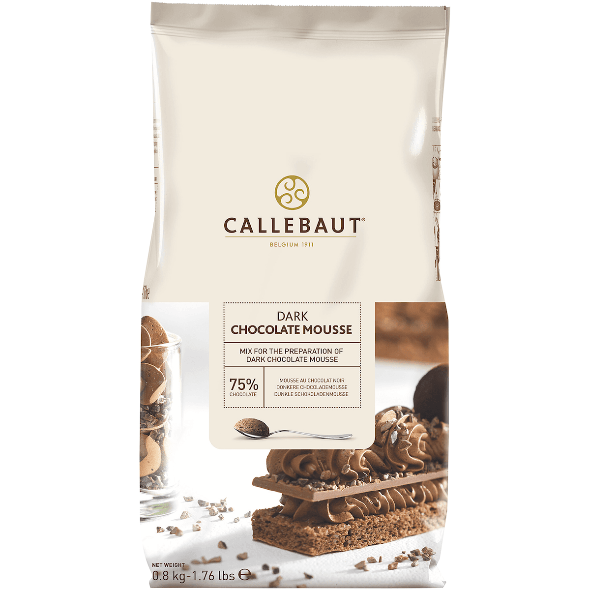 POUDRE POUR MOUSSE AU CHOCOLAT NOIT SAC DE 800G