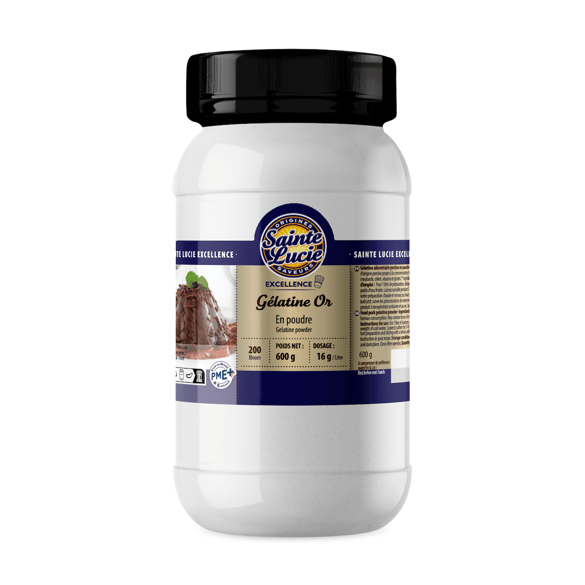 GELATINE ALIMENTAIRE POUDRE POT 600G