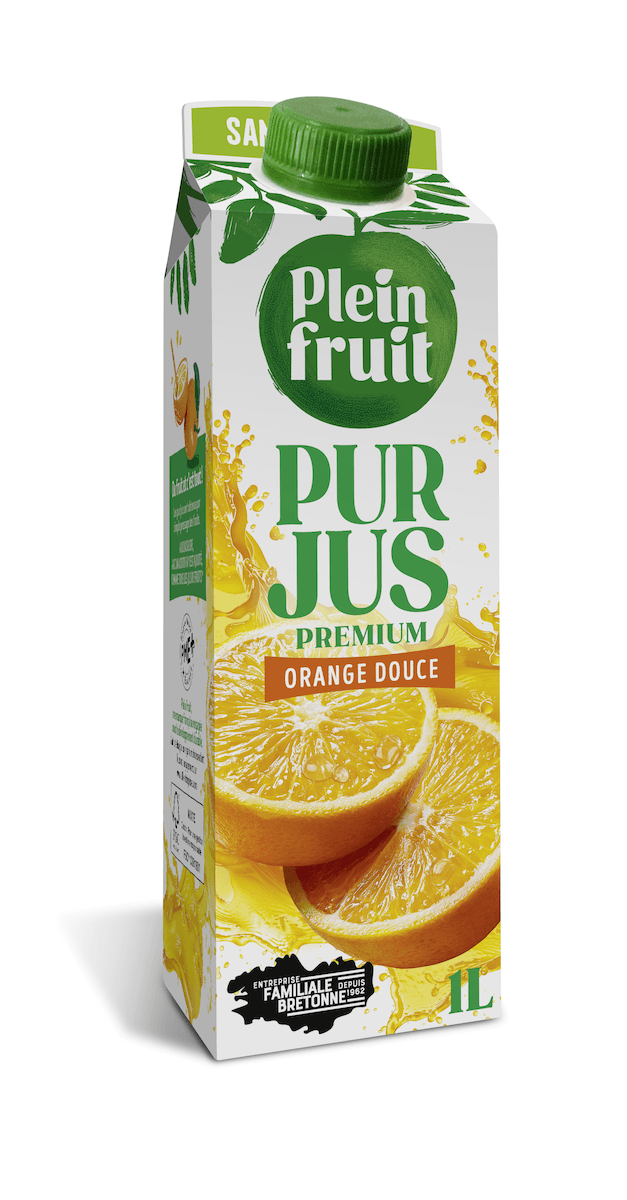 PUR JUS D'ORANGE - ELOPAK 1L AVEC BOUCHON A VIS