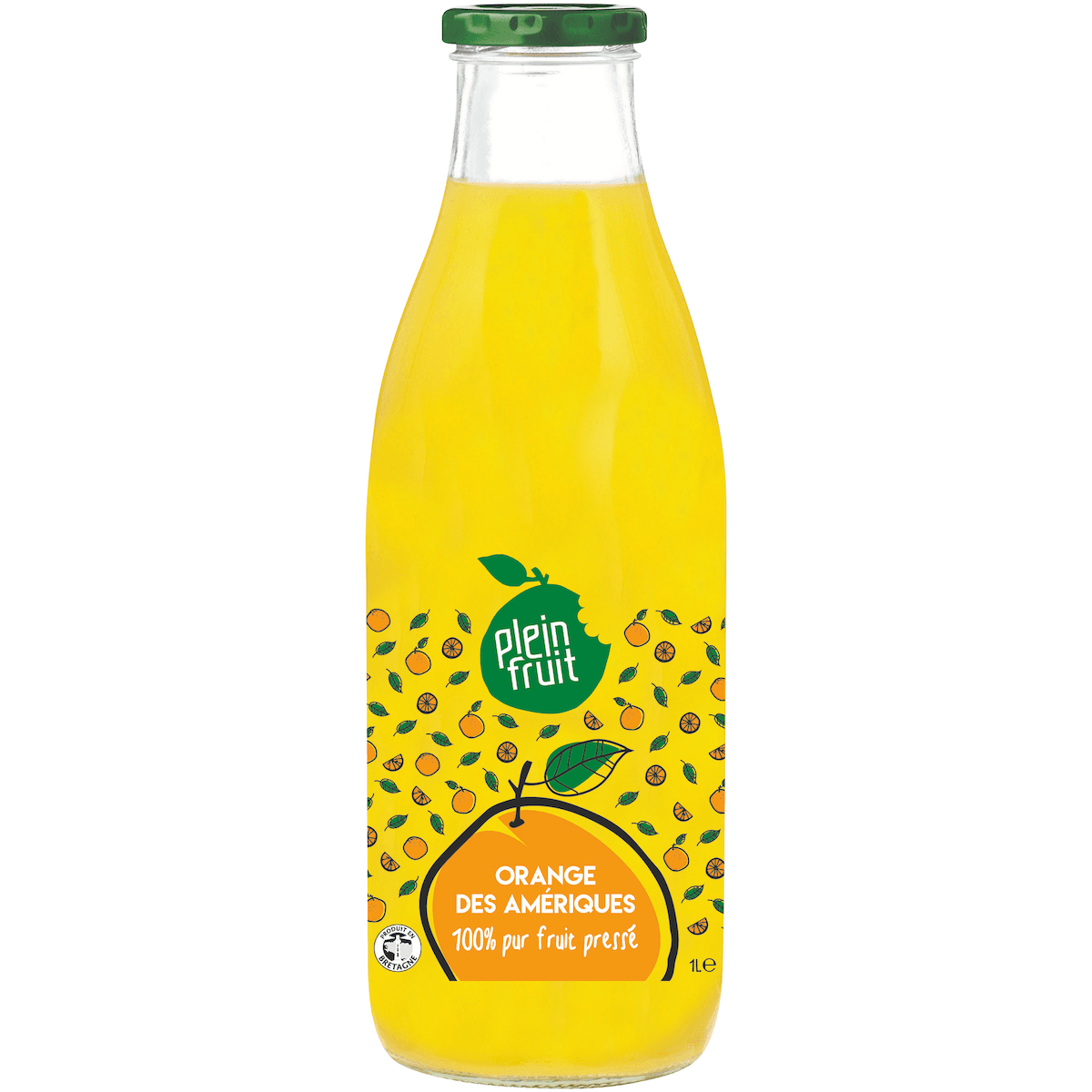 PUR JUS D'ORANGE AMERIQUES -BOCAL VERRE 1L