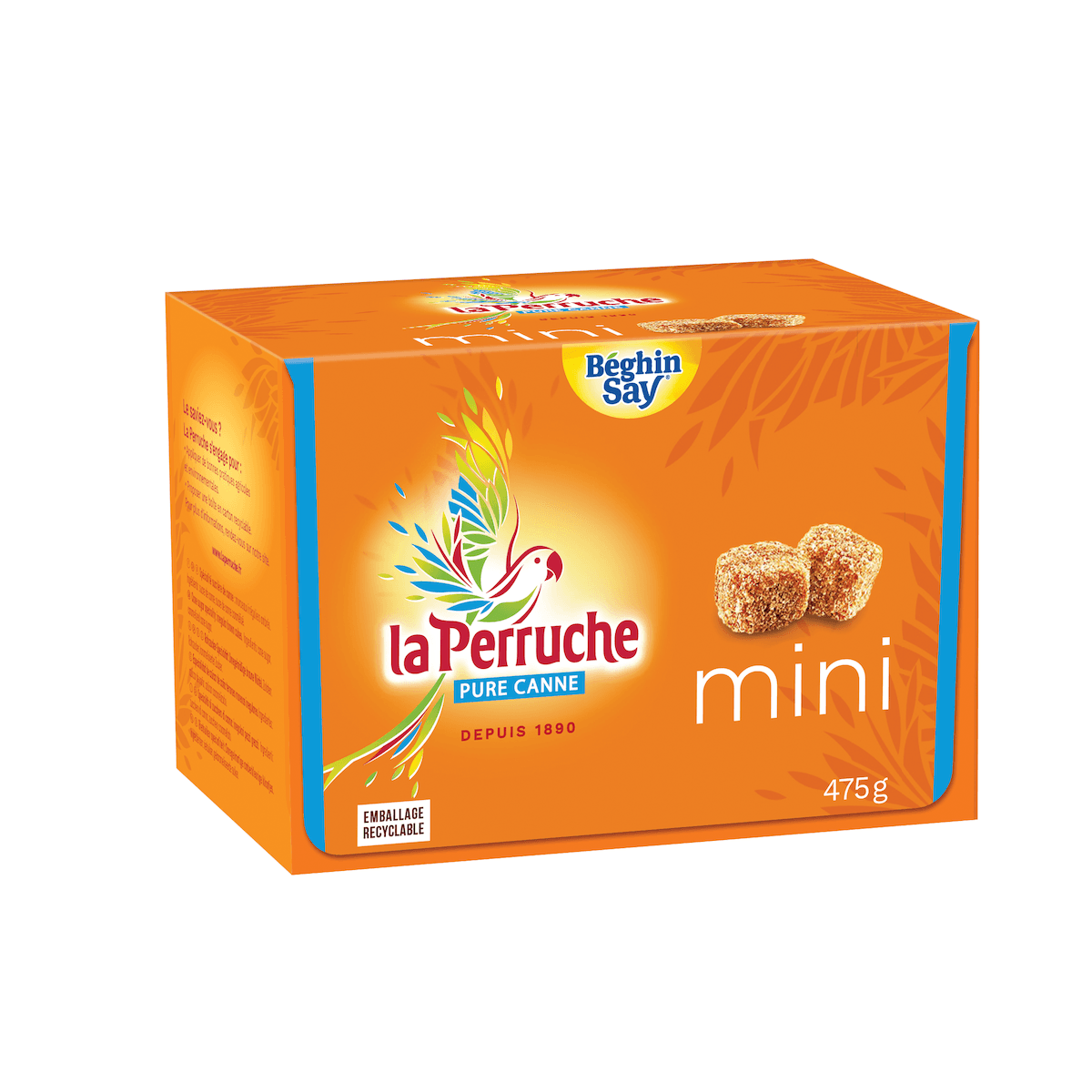MINI MORCEAUX IRREGULIERS AMBRES LA PERRUCHE BOITE 475G