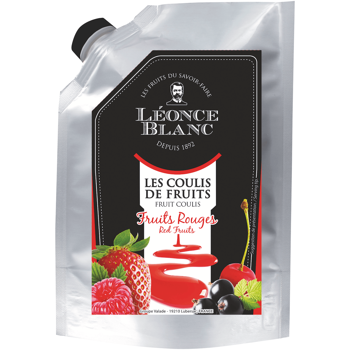 COULIS DE FRUITS ROUGES - POCHE 1KG