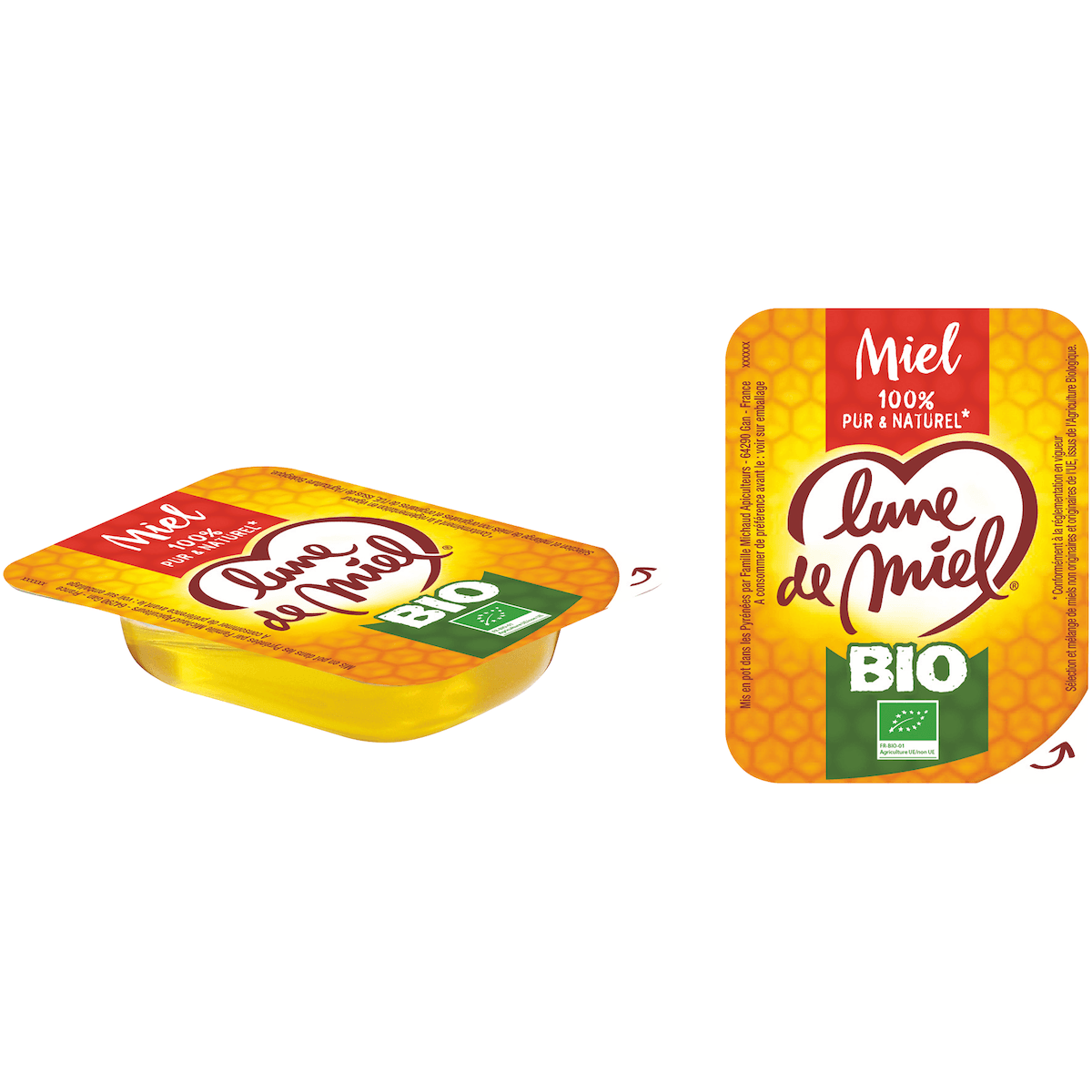 MIEL BIO DE FLEURS LIQUIDE CRT X180 BARQUETTE 15G