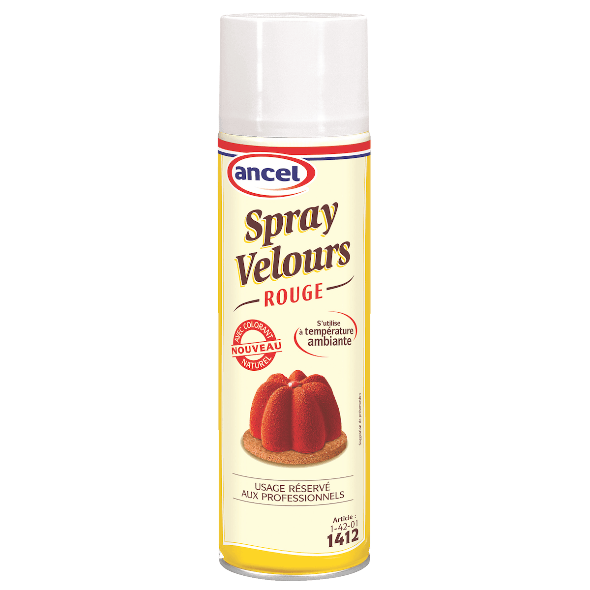 SPRAY VELOURS ROUGE AEROSOL 0,5L