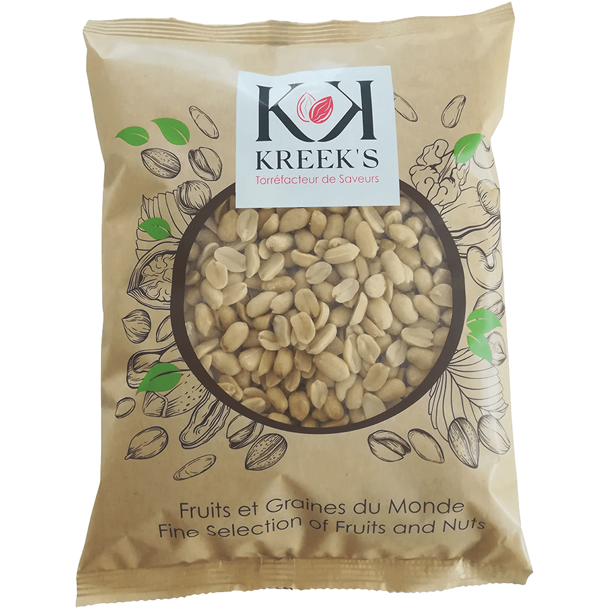 CACAHUETES BLANCHES GRILLEES - 1KG