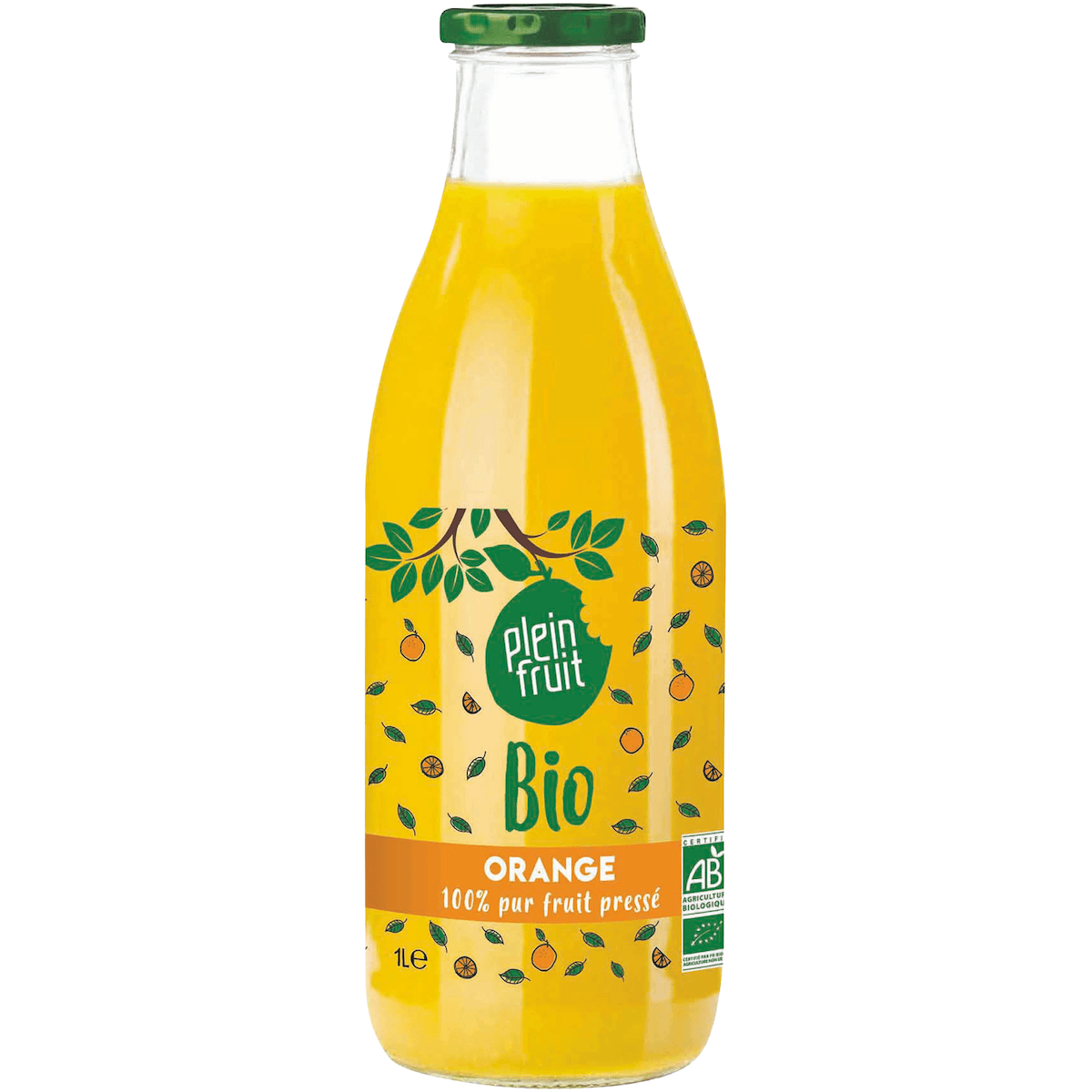 PUR JUS ORANGE BIO - BOCAL VERRE 1L