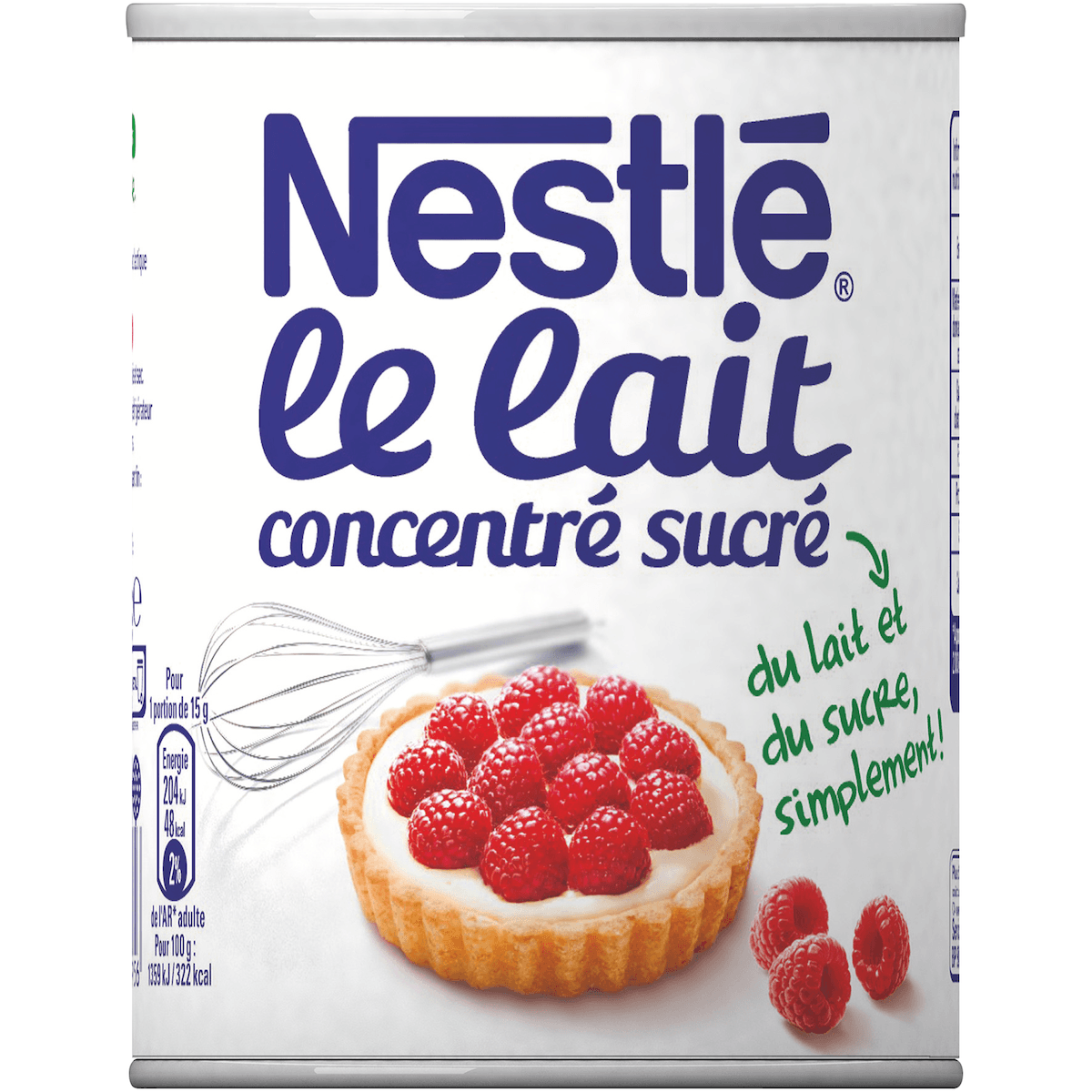 NESTLE LAIT CONCENTRE SUCRE - BOITE DE 397G