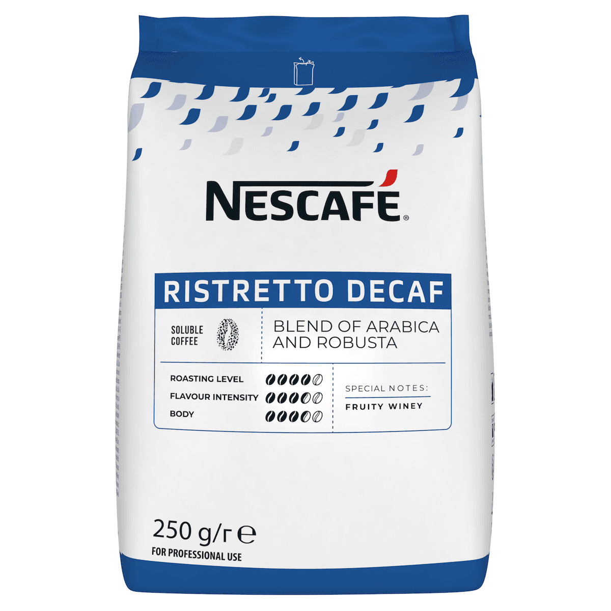 NESCAFE RISTRETTO DECAFEINE - POCHE DE 250G
