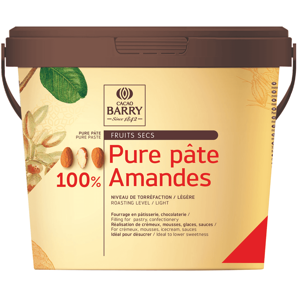 PURE PATE D AMANDES (100% NOISETTES) SEAU 5KG