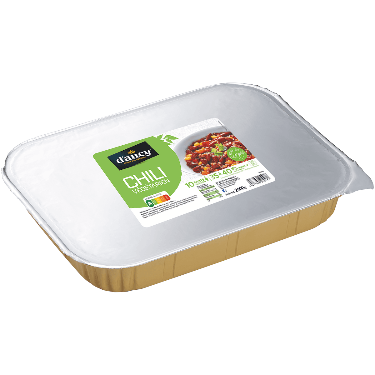 CHILI VEGGIE BARQUETTE 2,4KG