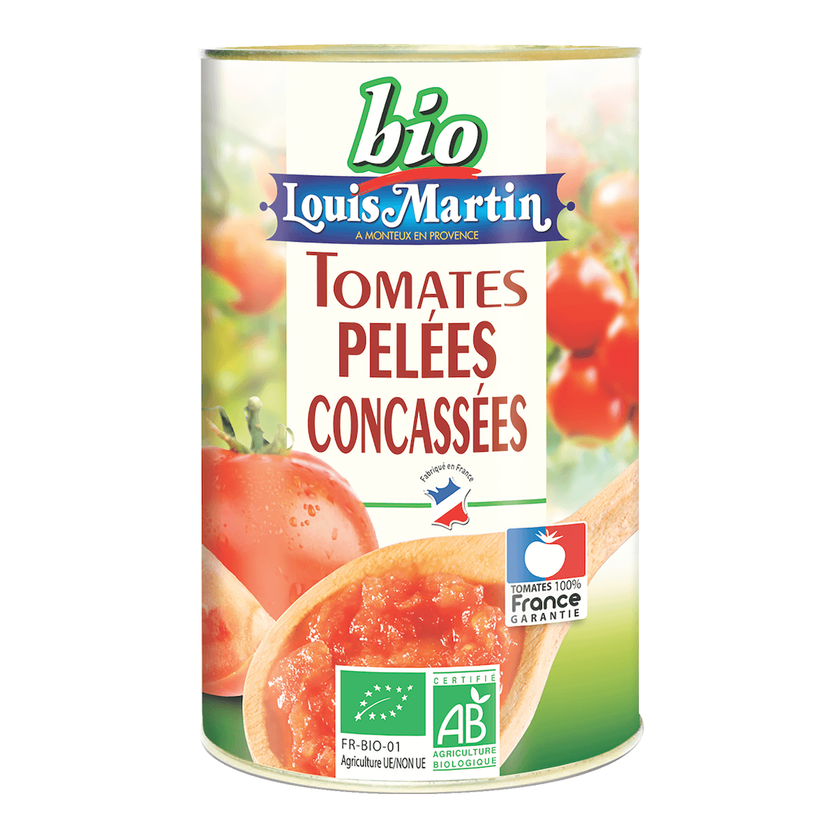TOMATES PELEES CONCASSEES BIO BOITE 5/1