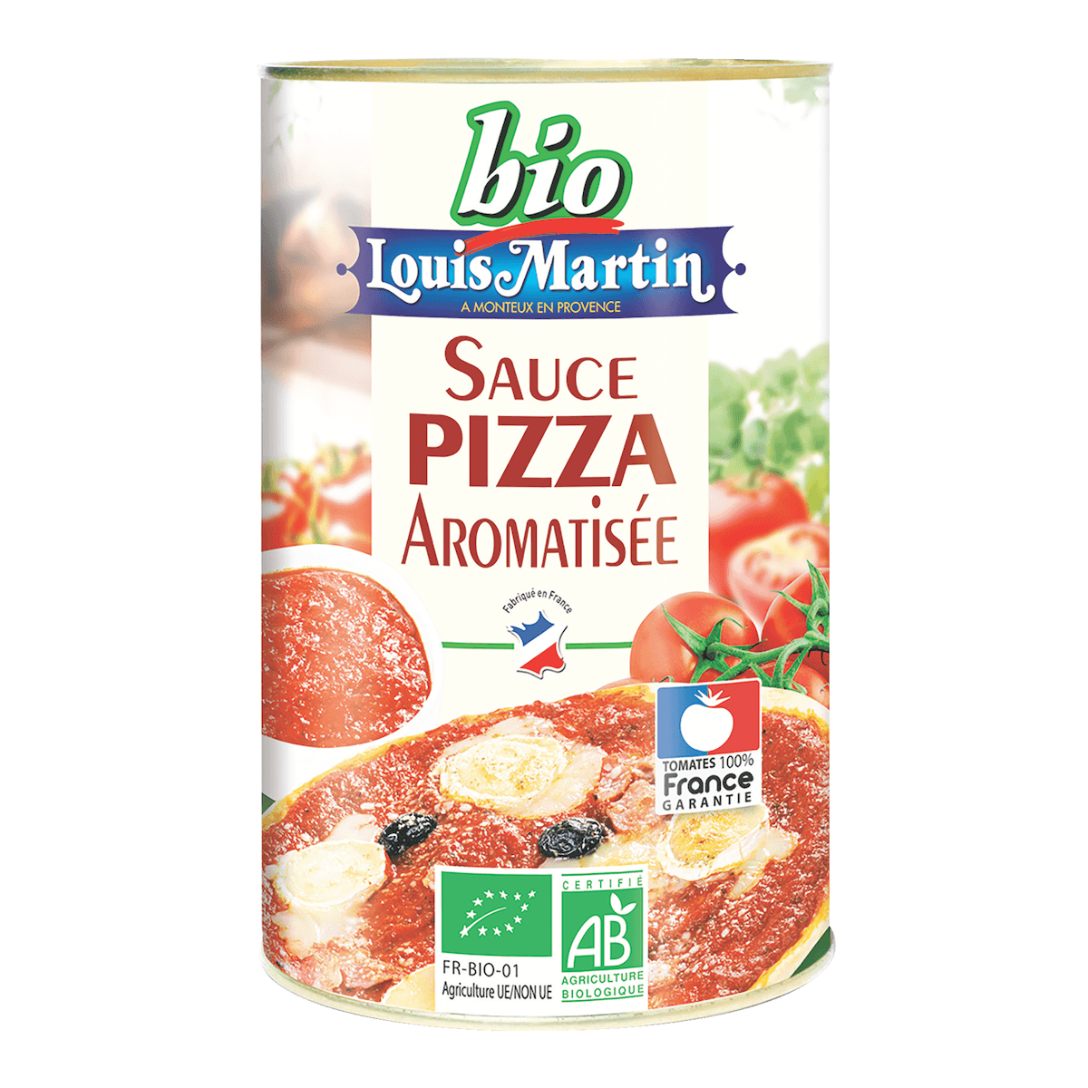 SAUCE AROMATISEE PIZZA BIO BOITE 5/1