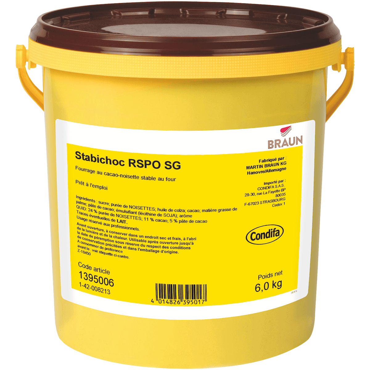 STABICHOC CHOCOLAT SEAU 6KG