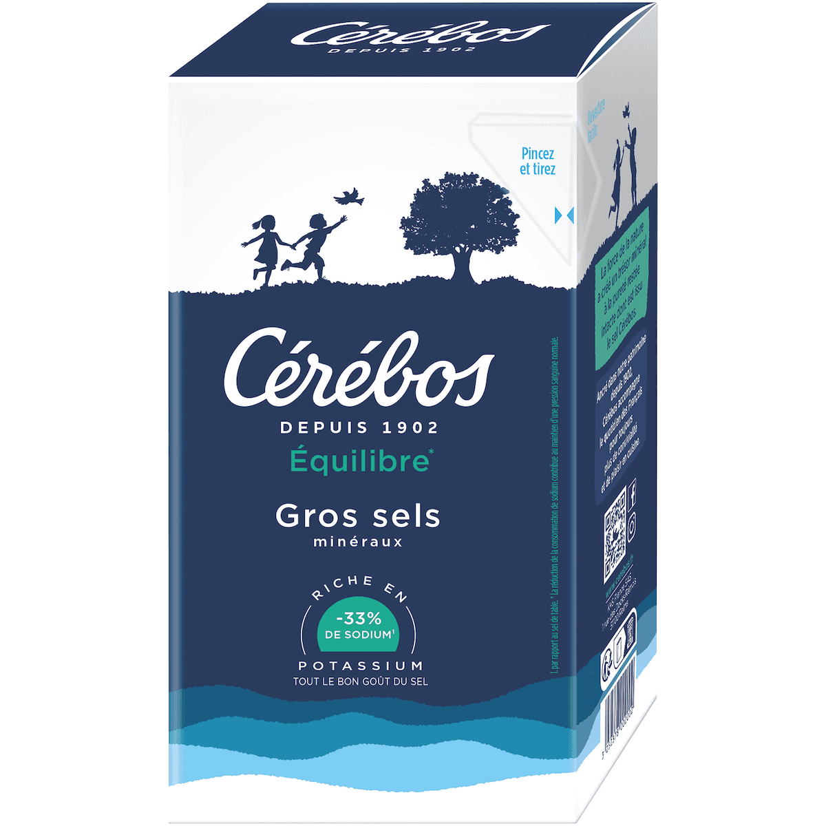 SEL GROS EQUILIBRE REDUIT EN SODIUM 33% BOITE VERSEUSE 700G