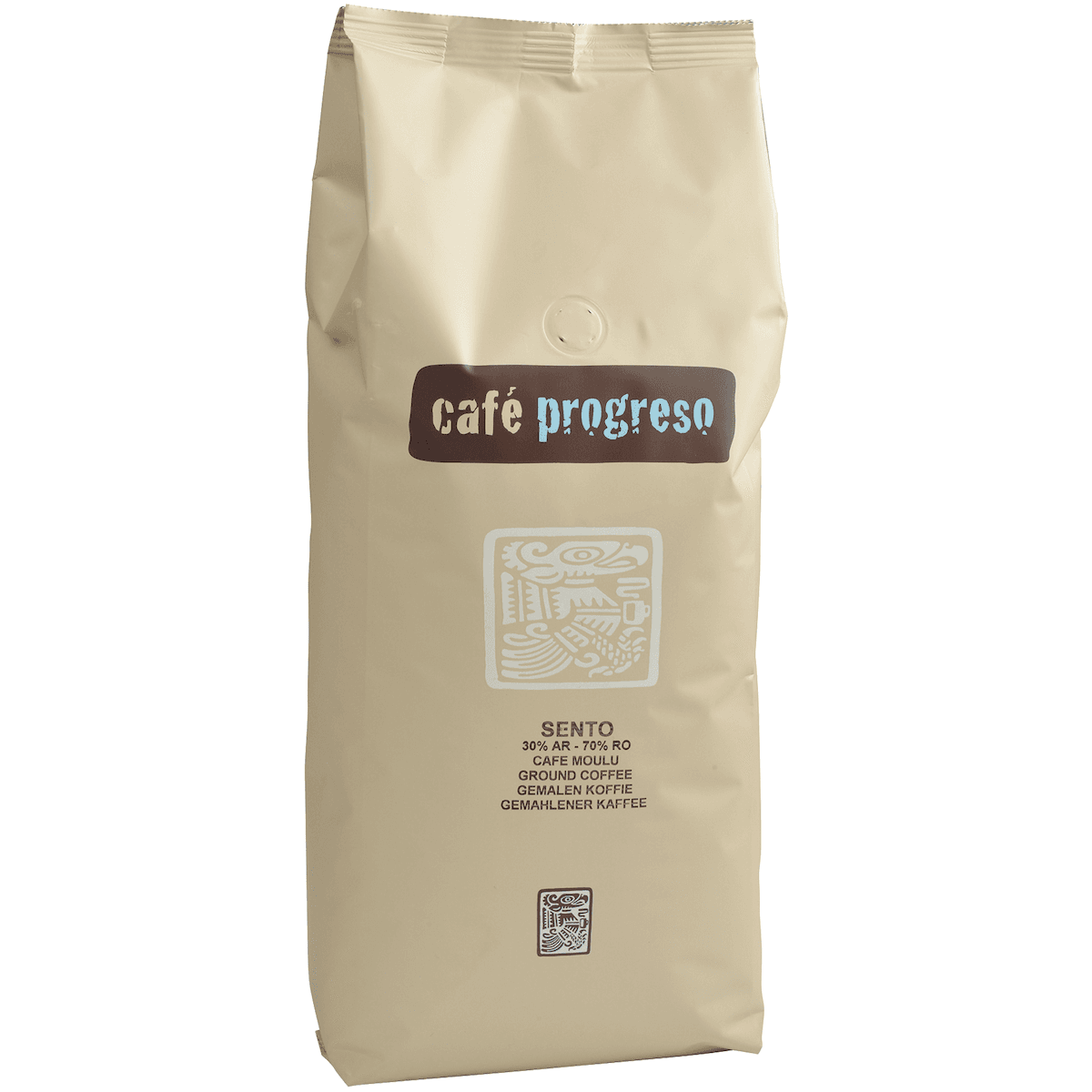 CAFE PROGRESO SENTO 30% AR - 70% R  MOULU 1 KG A VALVE