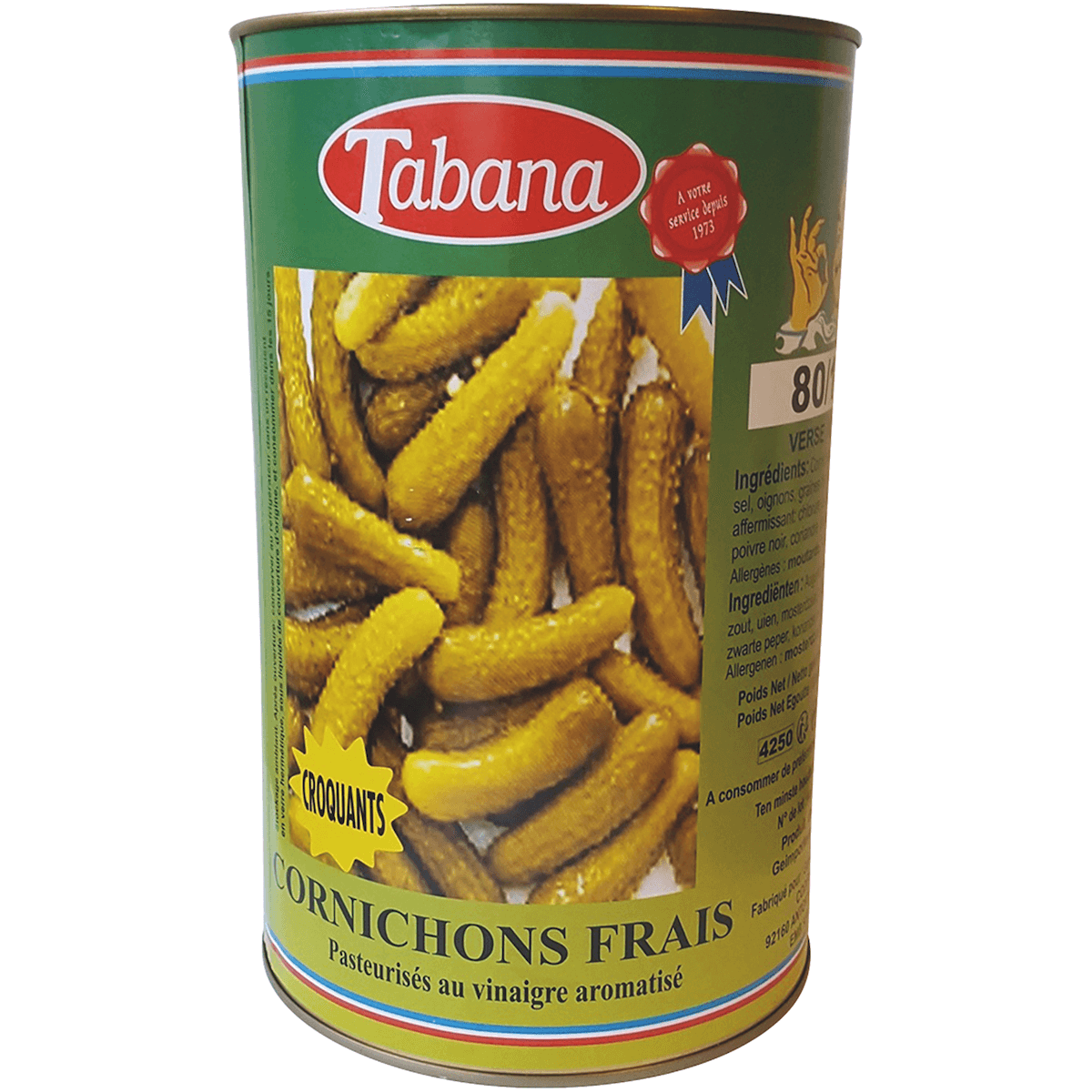 CORNICHONS VIN. CAL 80/120 - 5/1
