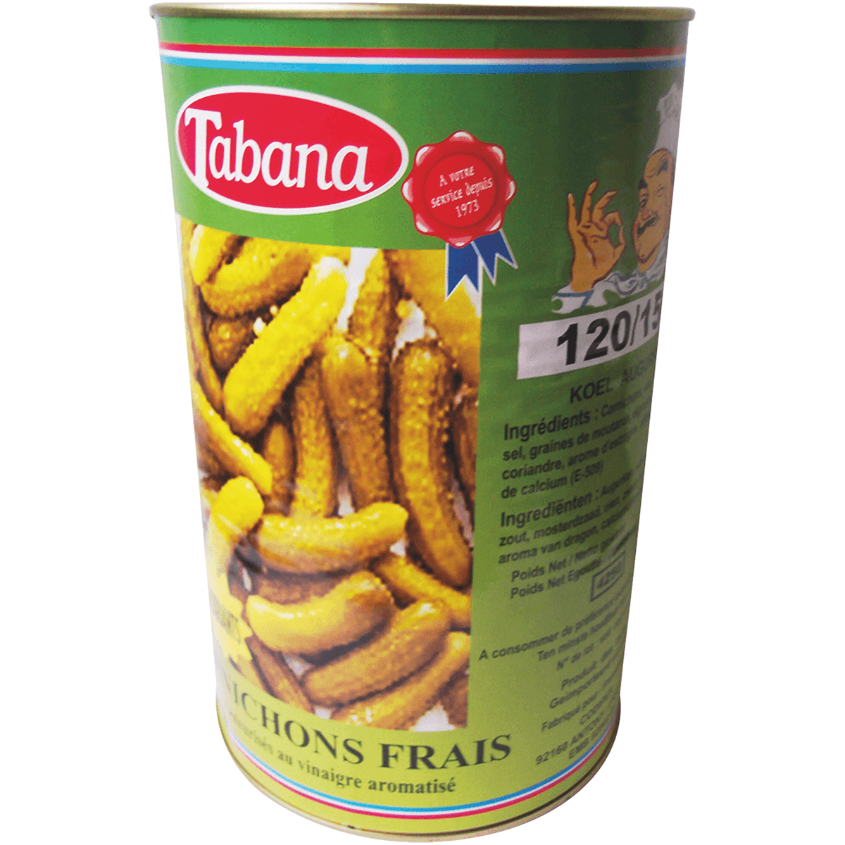 CORNICHONS VIN. CAL 120/150 - 5/1