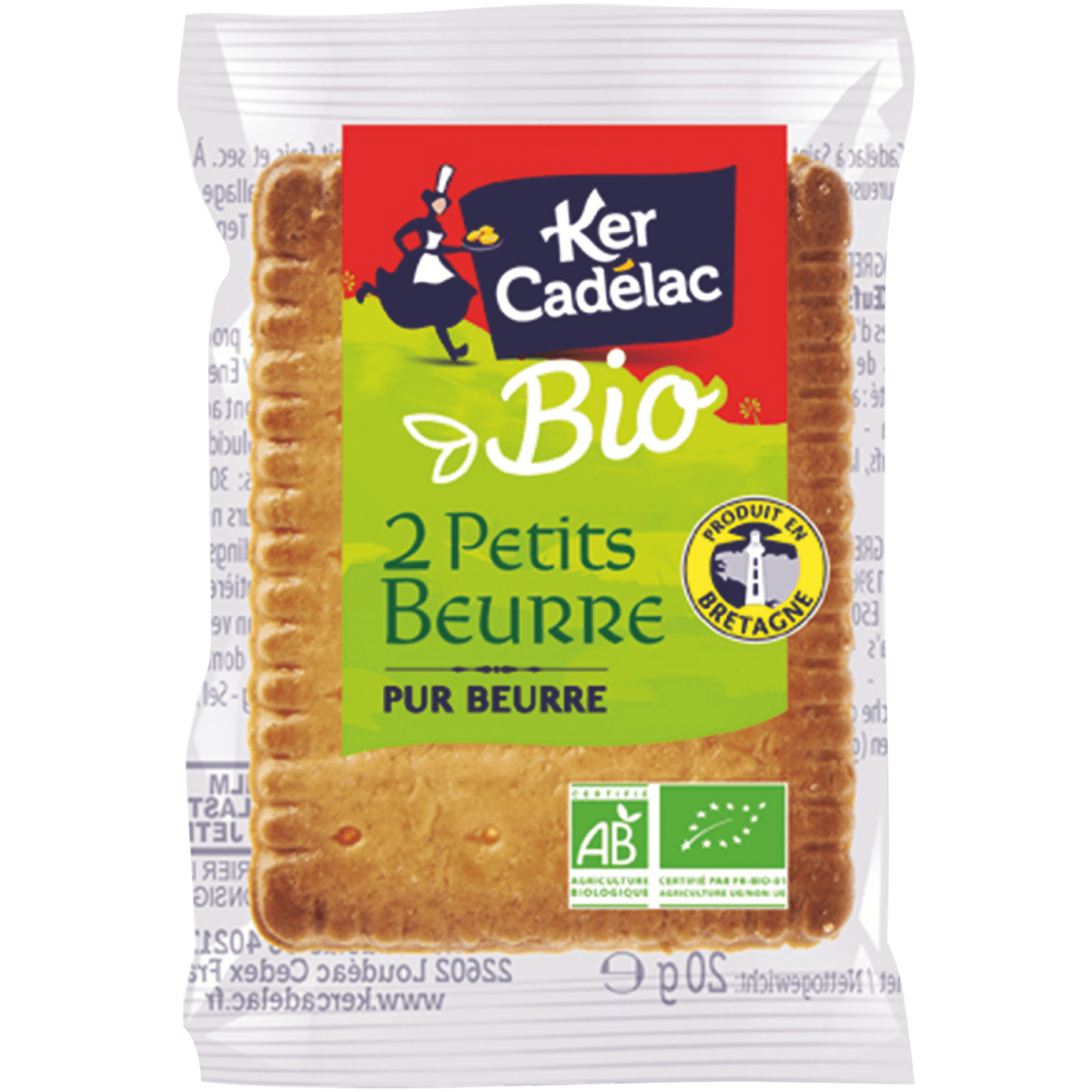 2 PETITS BEURRE BIO 20G