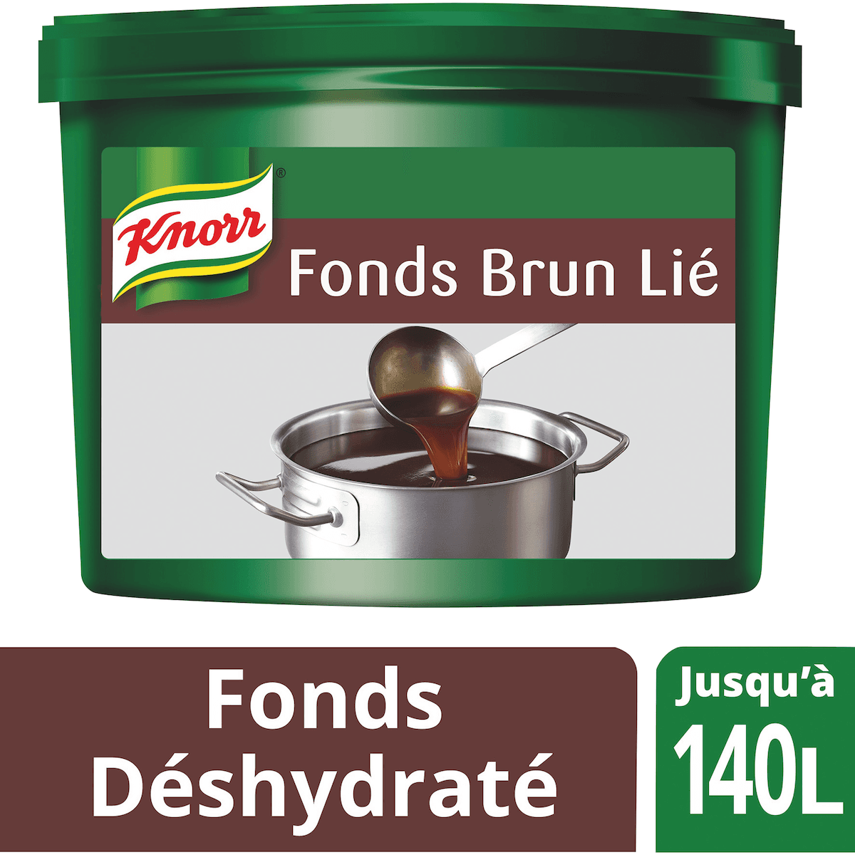 FONDS BRUN LIE DESHYDRATE - SEAU 3,5KG JUSQU'A 140L