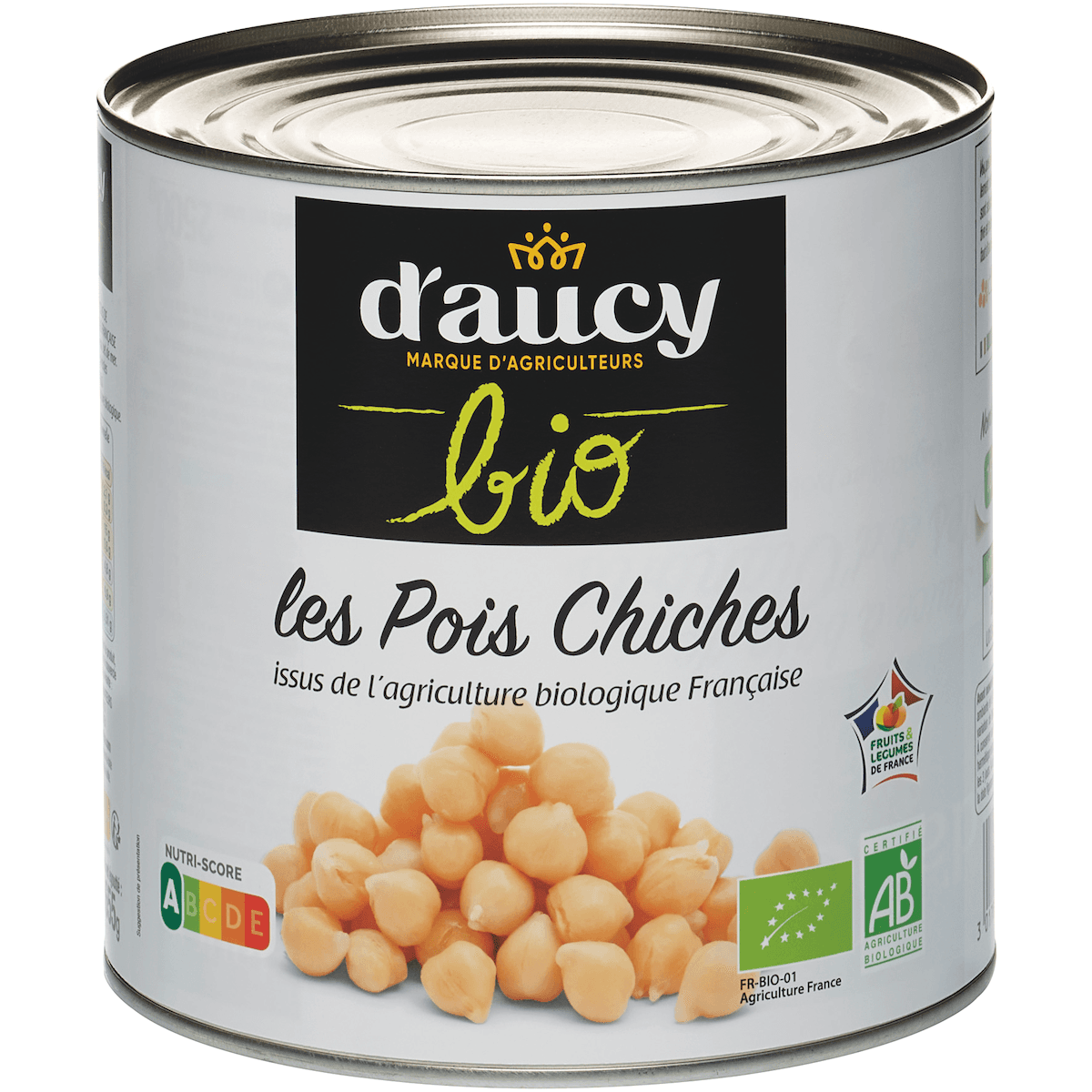 POIS CHICHES BIO - BTE 3/1 - CULTIVE 100%FR