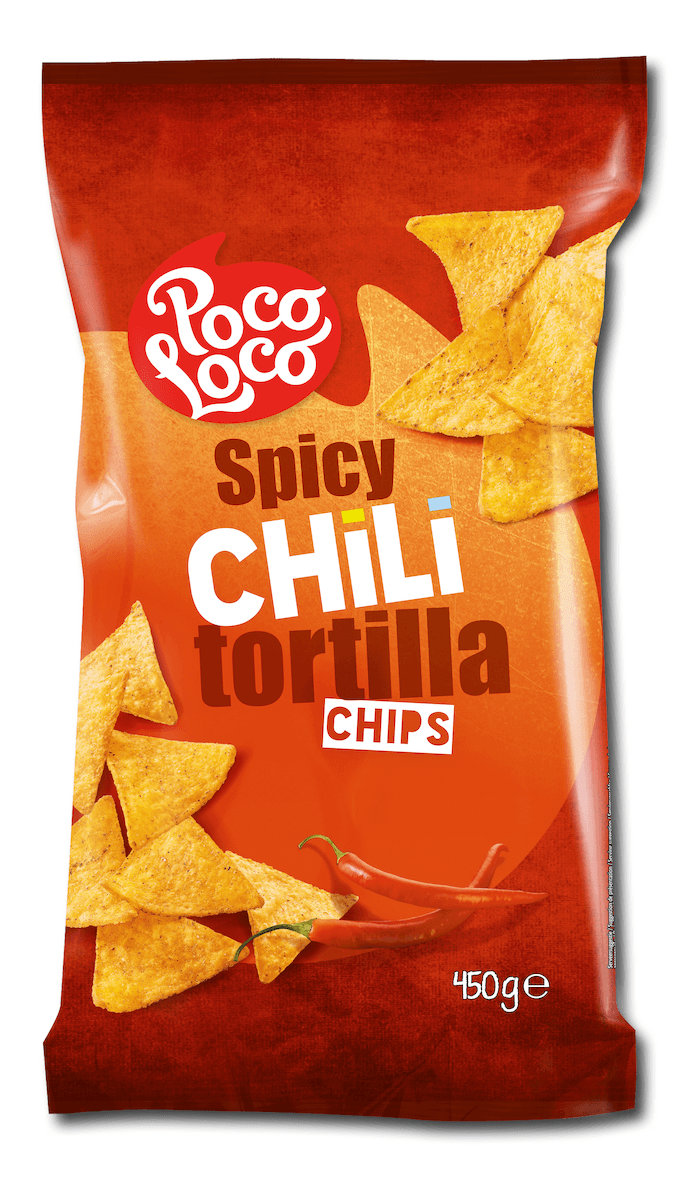 TORTILLA CHIPS CHILI 450GR
