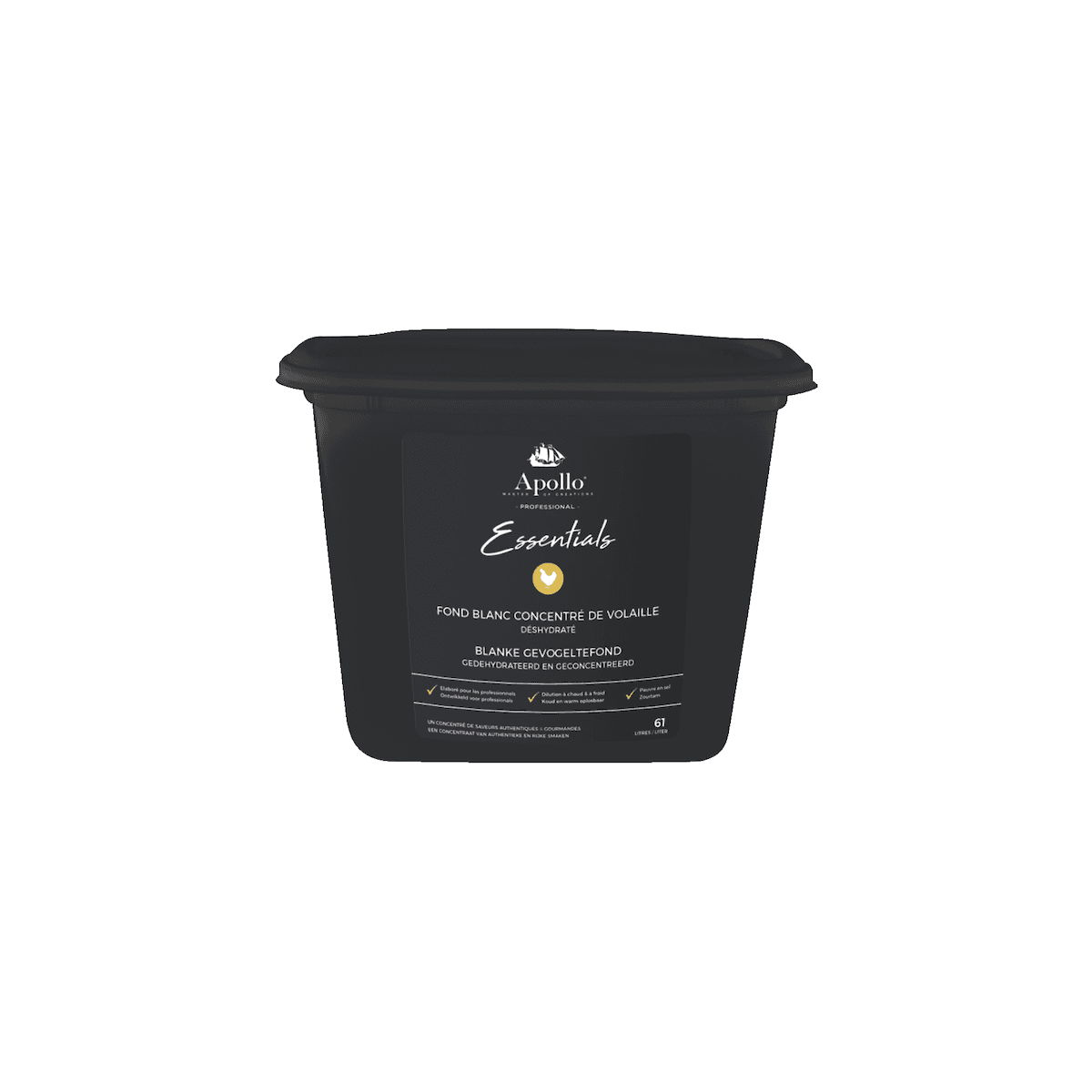 FOND BLANC CONCENTRE DE VOLAILLE POT 800G