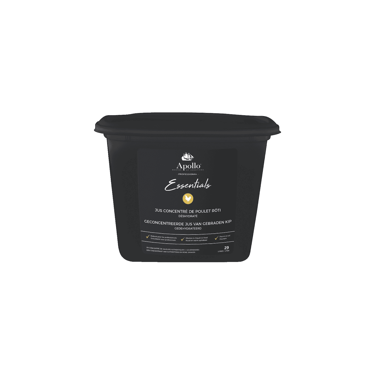 JUS CONCENTRE DE POULET ROTI POT 800G