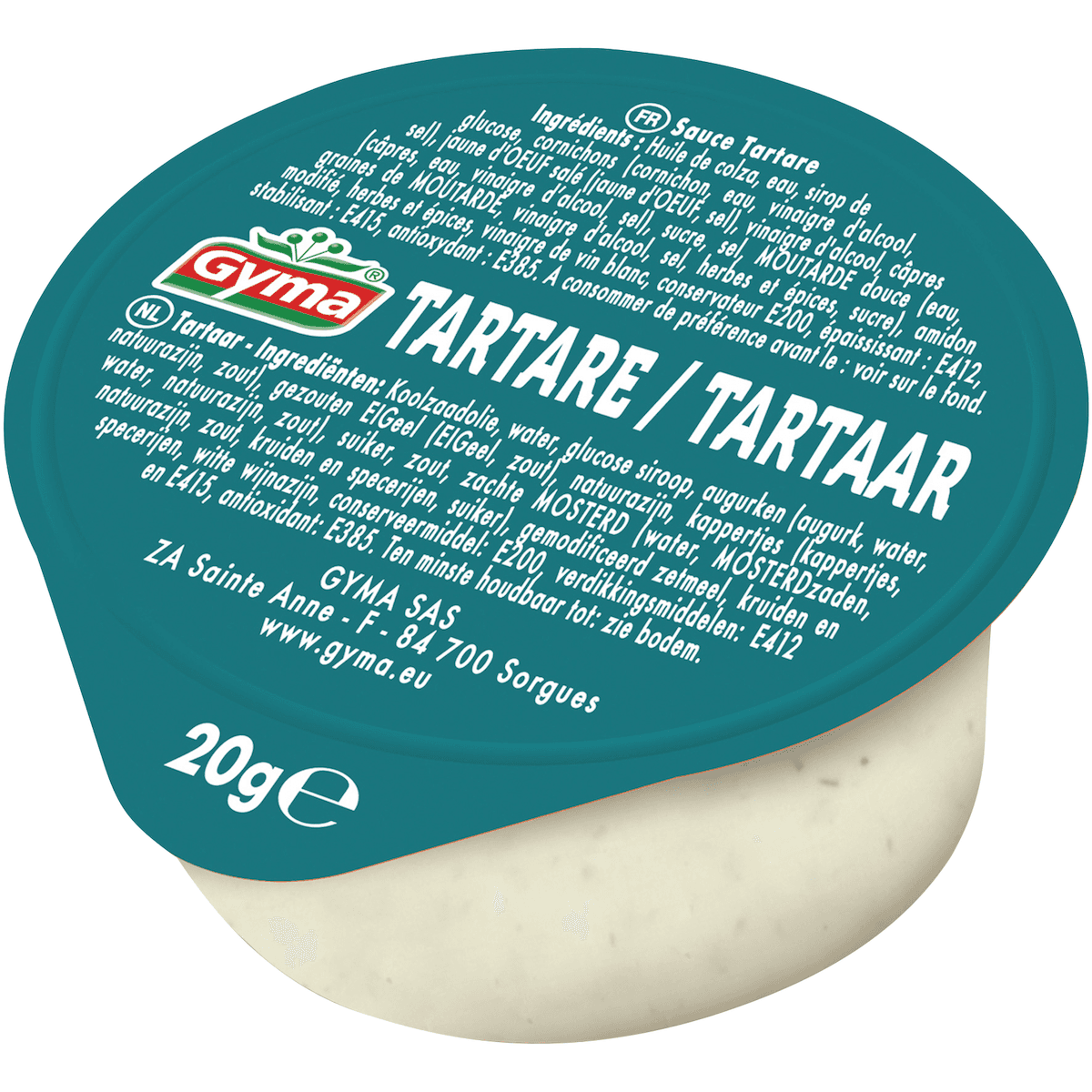 SAUCE TARTARE CUP DE 20G CARTON DE 216