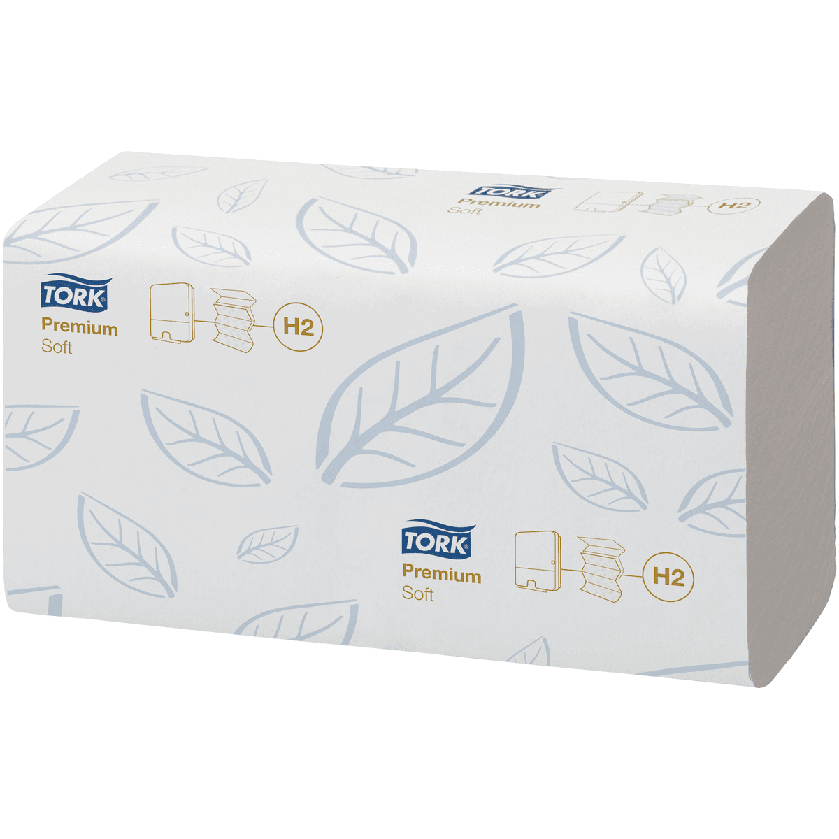 ESSUIE MAINS ENCHEVÊTRÉ 2 PLIS 21X34CM BLANC PREMIUM DOUX H2 -CARTON DE 2310