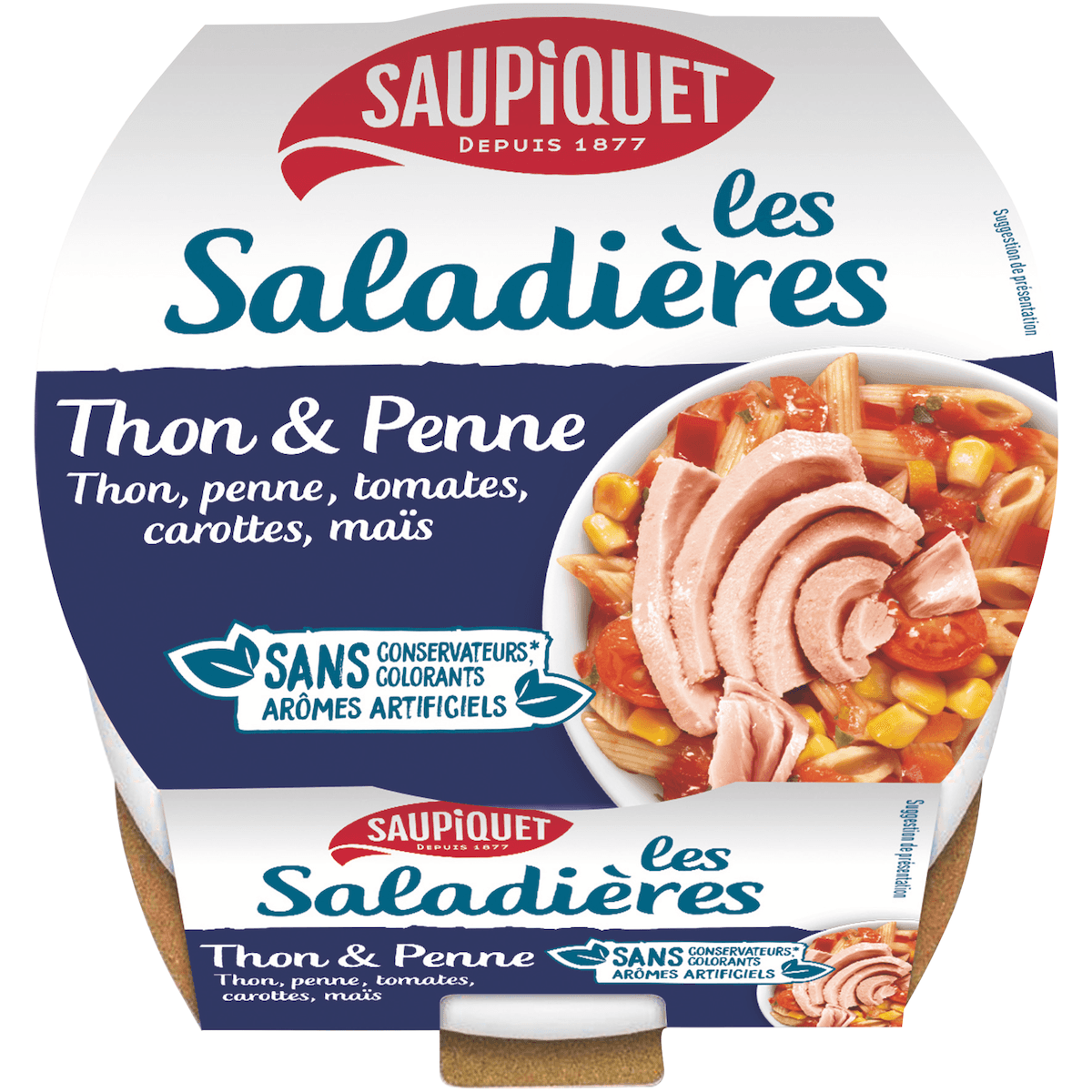SALADIERE THON & PENNE 1/3 220GR