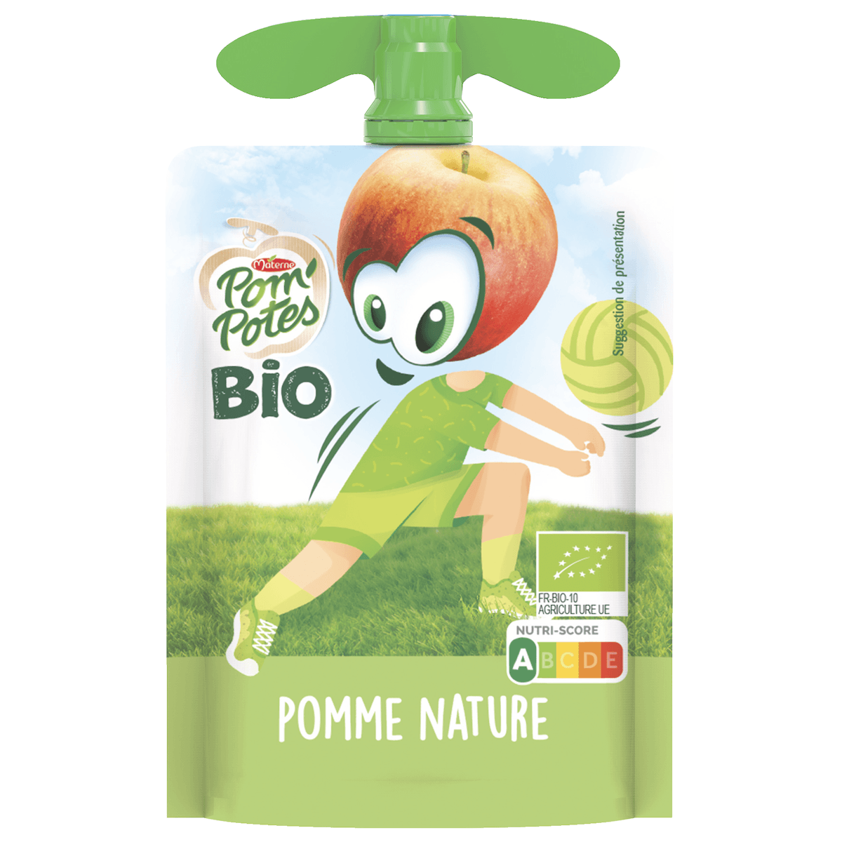 POM'POTES POMME NATURE BIO SSA GOURDE 90G COLIS DE 48 PIECES