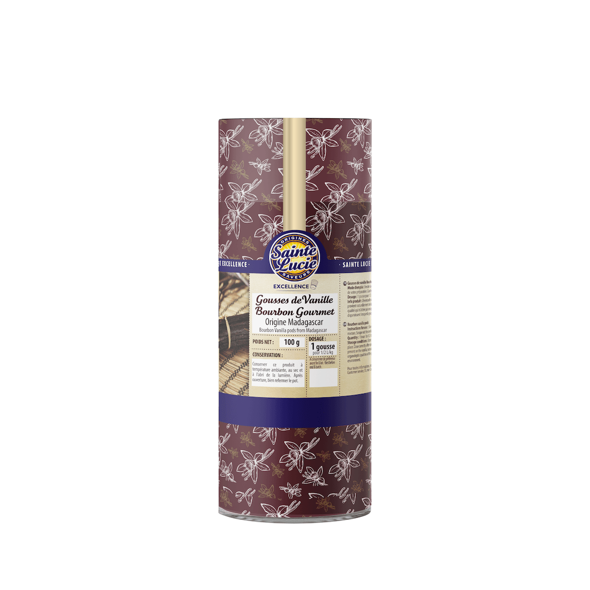 VANILLE BOURBON 100G FLC PET