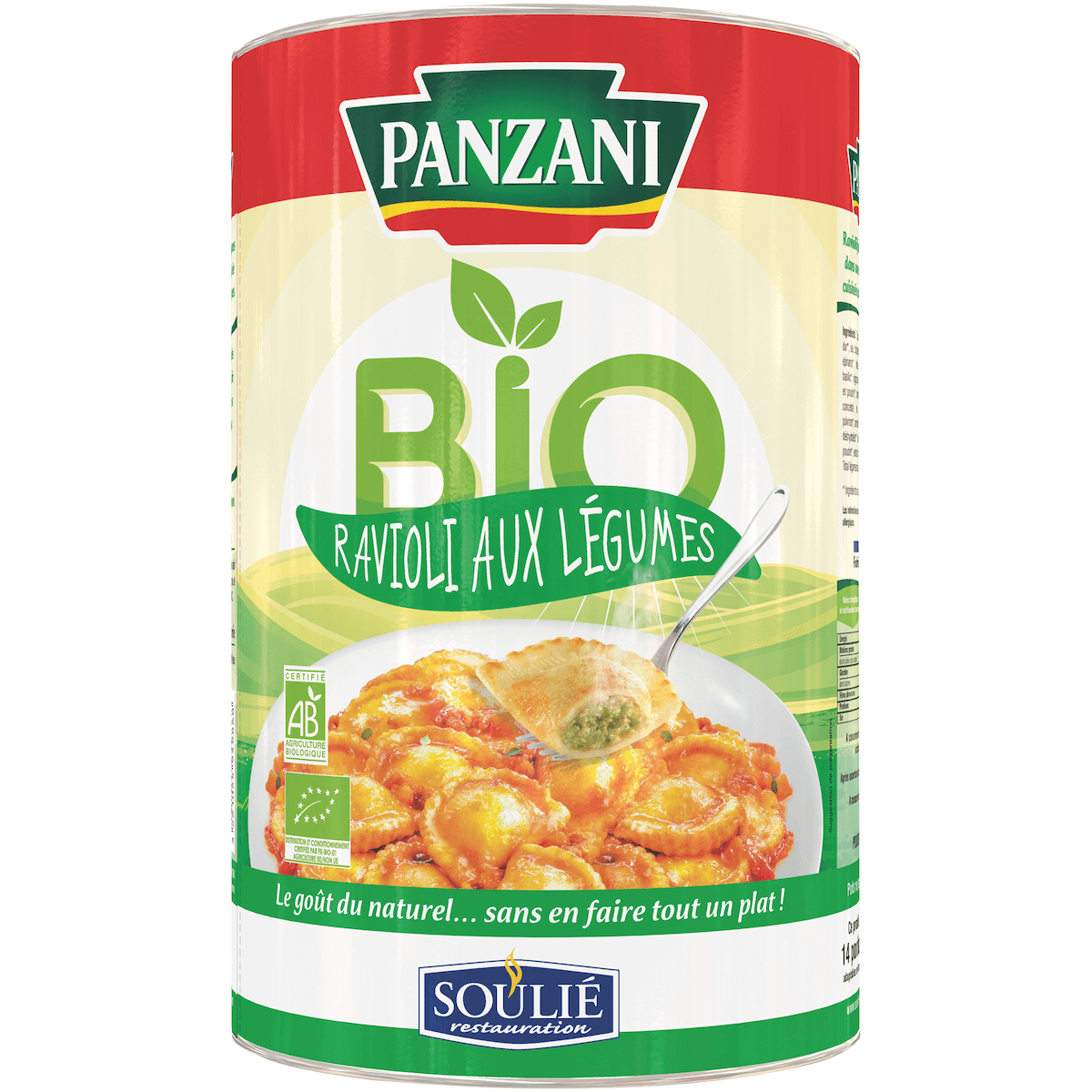 RAVIOLI CUISINES AUX LEGUMES BIO 5/1