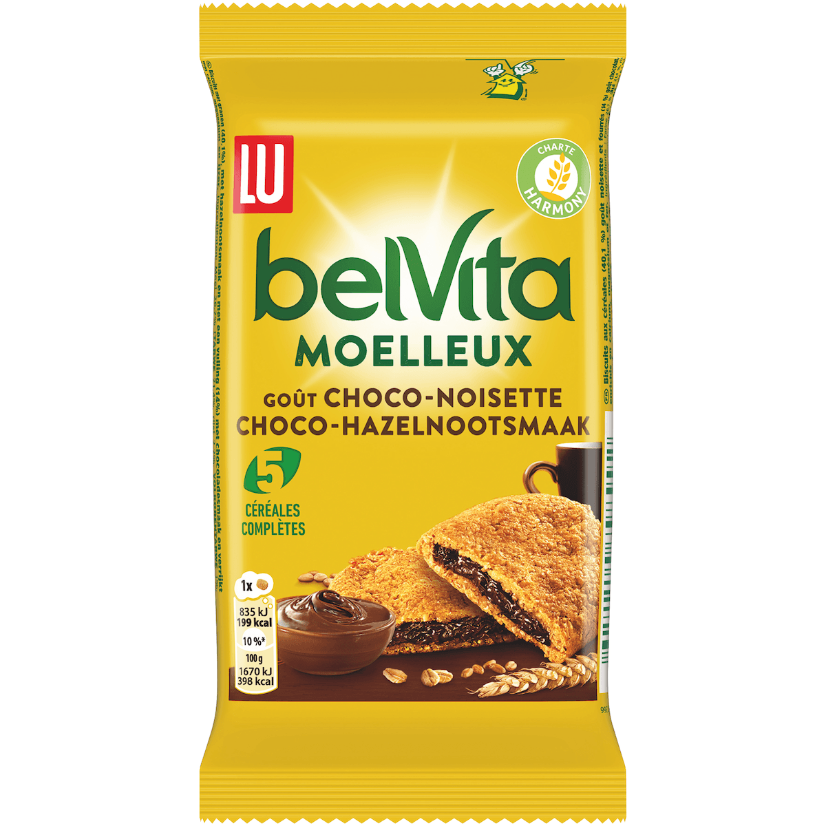 BELVITA MOELLEUX COEUR GOURMAND CHOCOLAT 50G