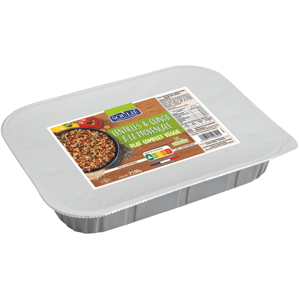 LENTILLES ET QUINOA A LA PROVENCALE