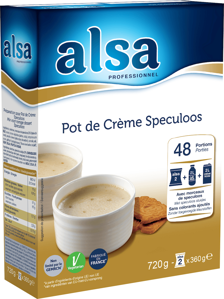 POT DE CREME SPECULOOS ETUI DE 720GR 48 PORTIONS
