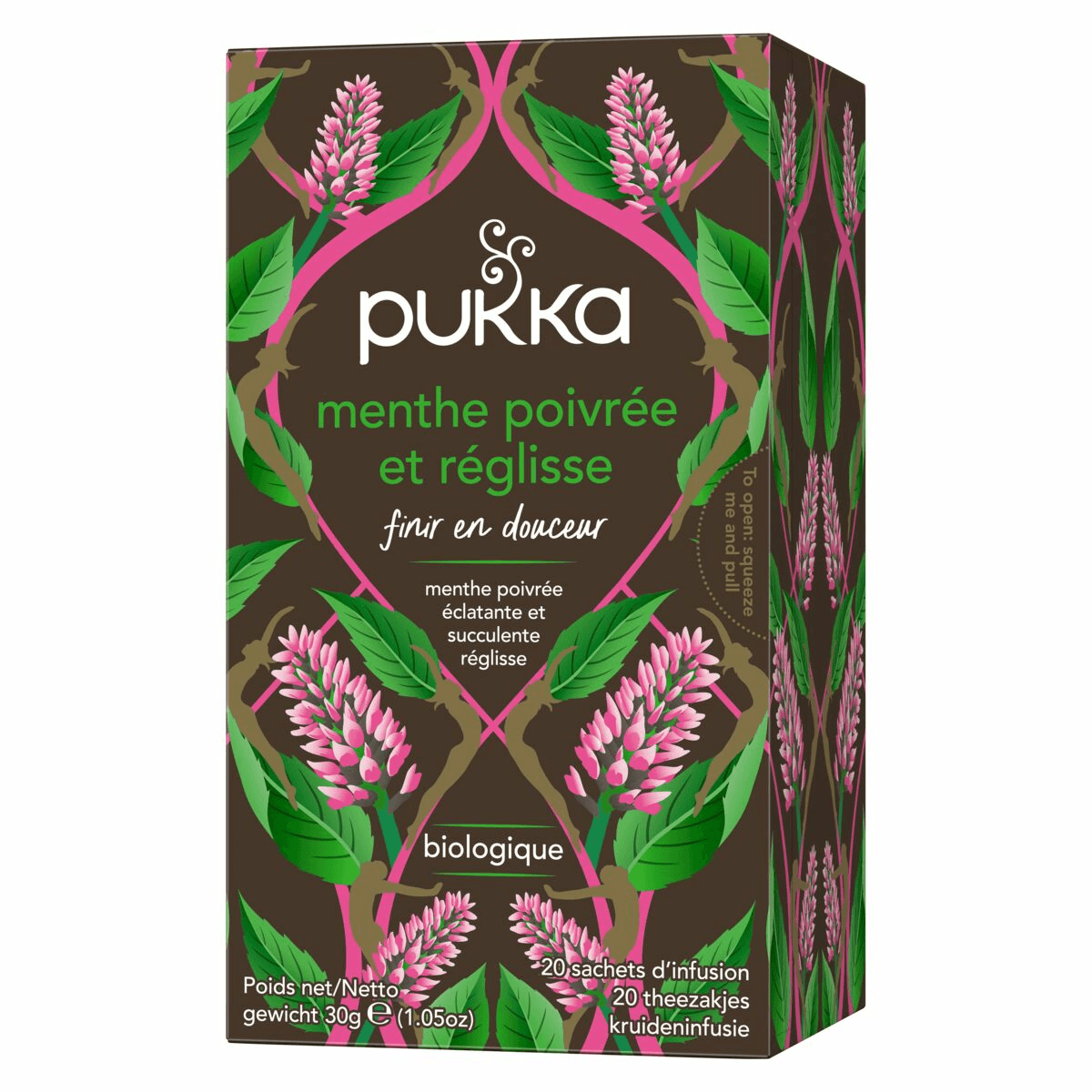 PUKKA INFUSION MENTHE POIVREE ET REGLISSE 20 SACHETS