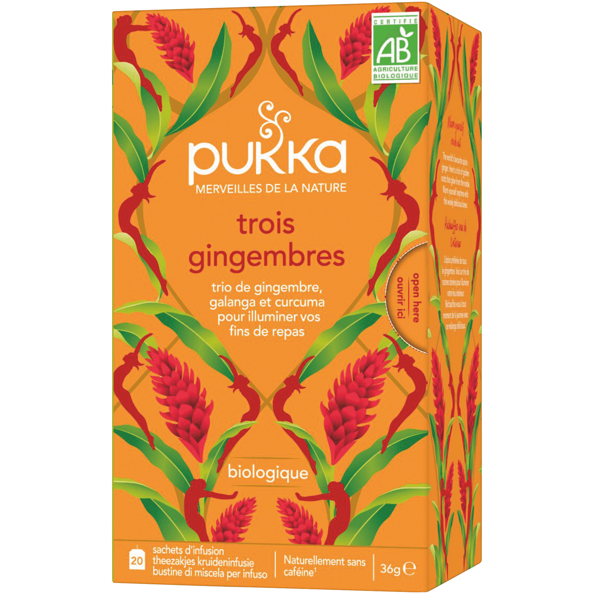 PUKKA INFUSION TROIS GINGEMBRES 20 SACHETS