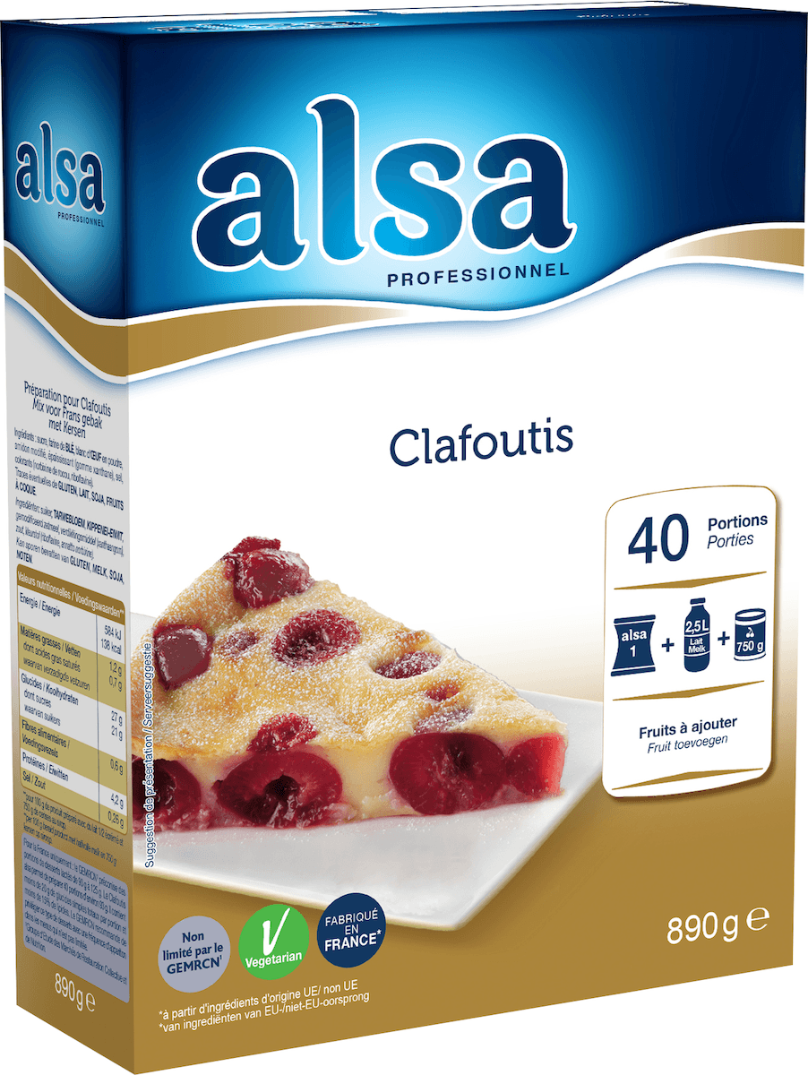 CLAFOUTIS ETUI DE 890GR 40 PORTIONS