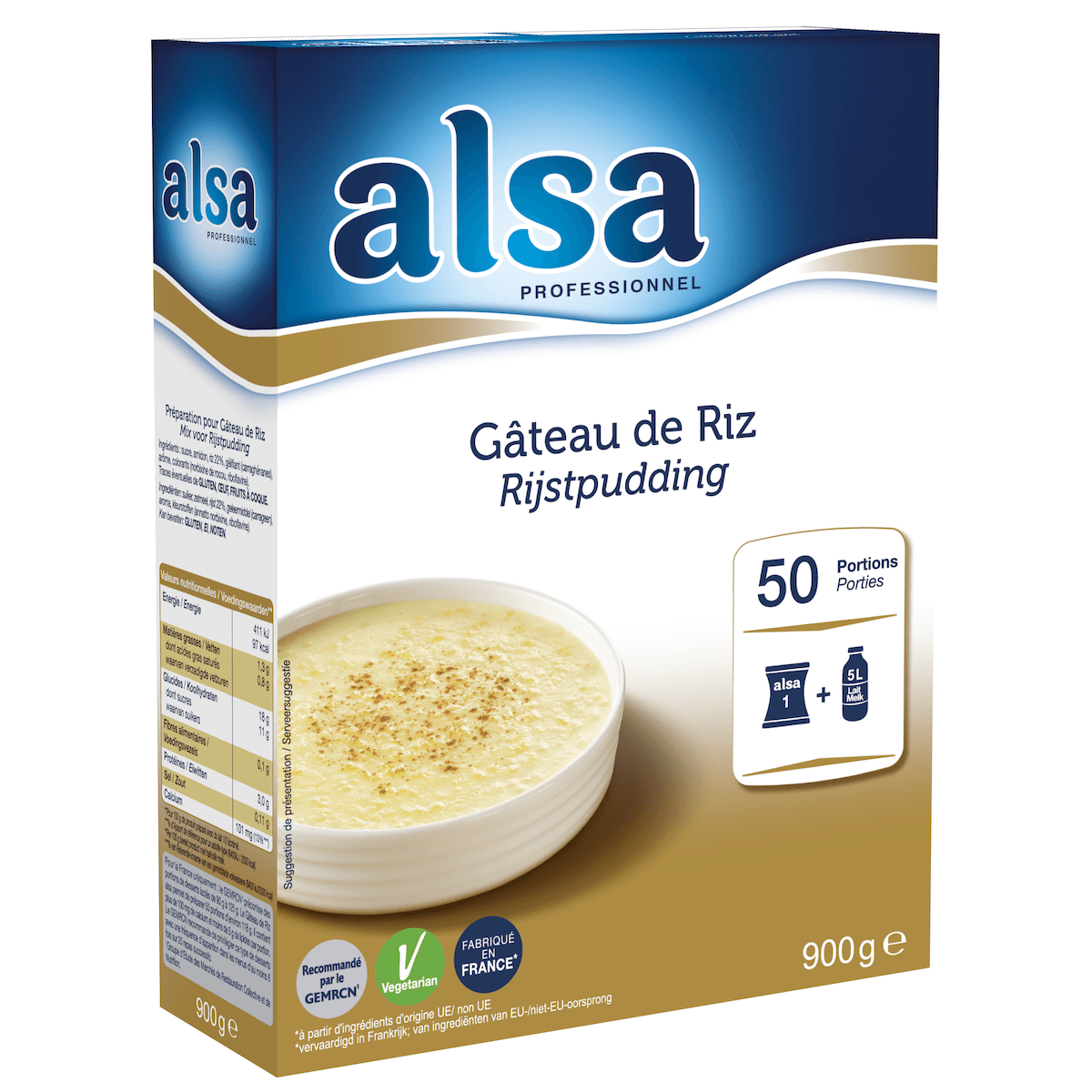 GATEAU DE RIZ ETUI DE 900GR 50 PORTIONS