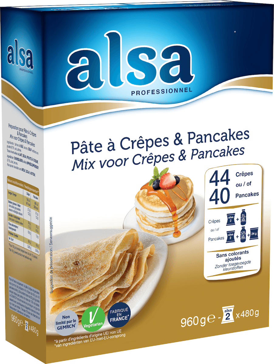 PATE A CREPES ETUI DE 960GR 44 PORTIONS